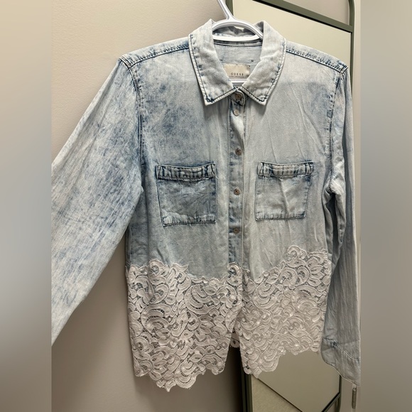 Guess denim button shirt - Picture 1 of 6